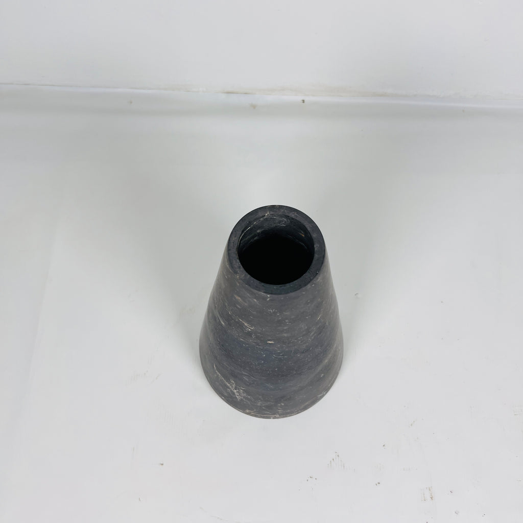 Funnel Black Vase