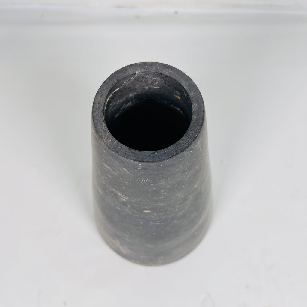 Funnel Black Vase