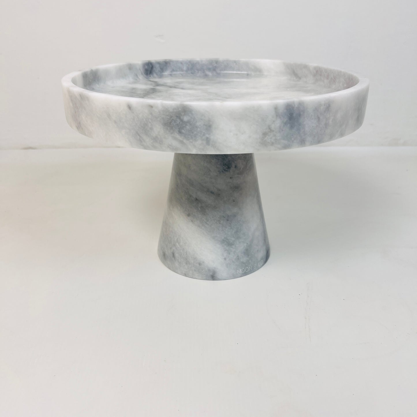 Marble Cake Stand - Gray