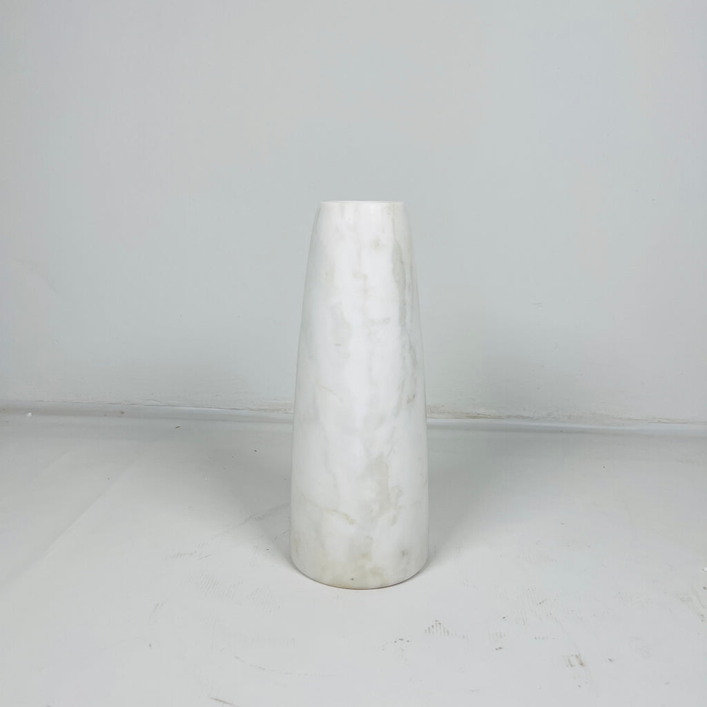 Long White Vase