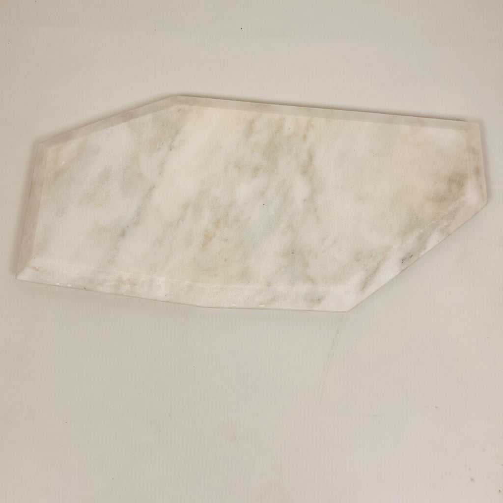 Irregular Marble Light Grey Tray