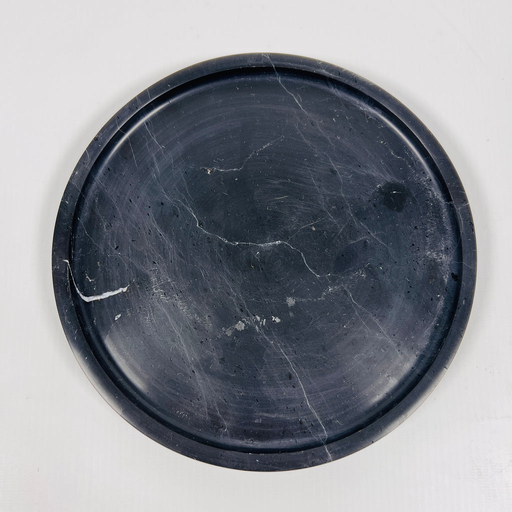 Black Taxila Marble Plate