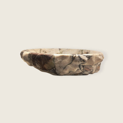 Irregular Stone Sink - Red & White