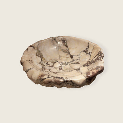 Irregular Stone Sink - Red & White