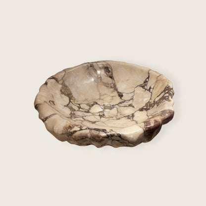 Irregular Stone Sink - Red & White