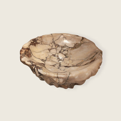 Irregular Stone Sink - Red & White