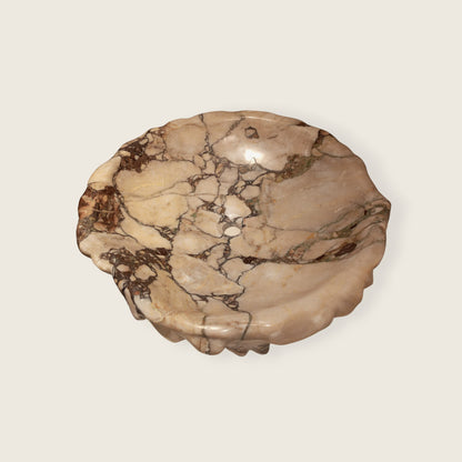 Irregular Stone Sink - Red & White