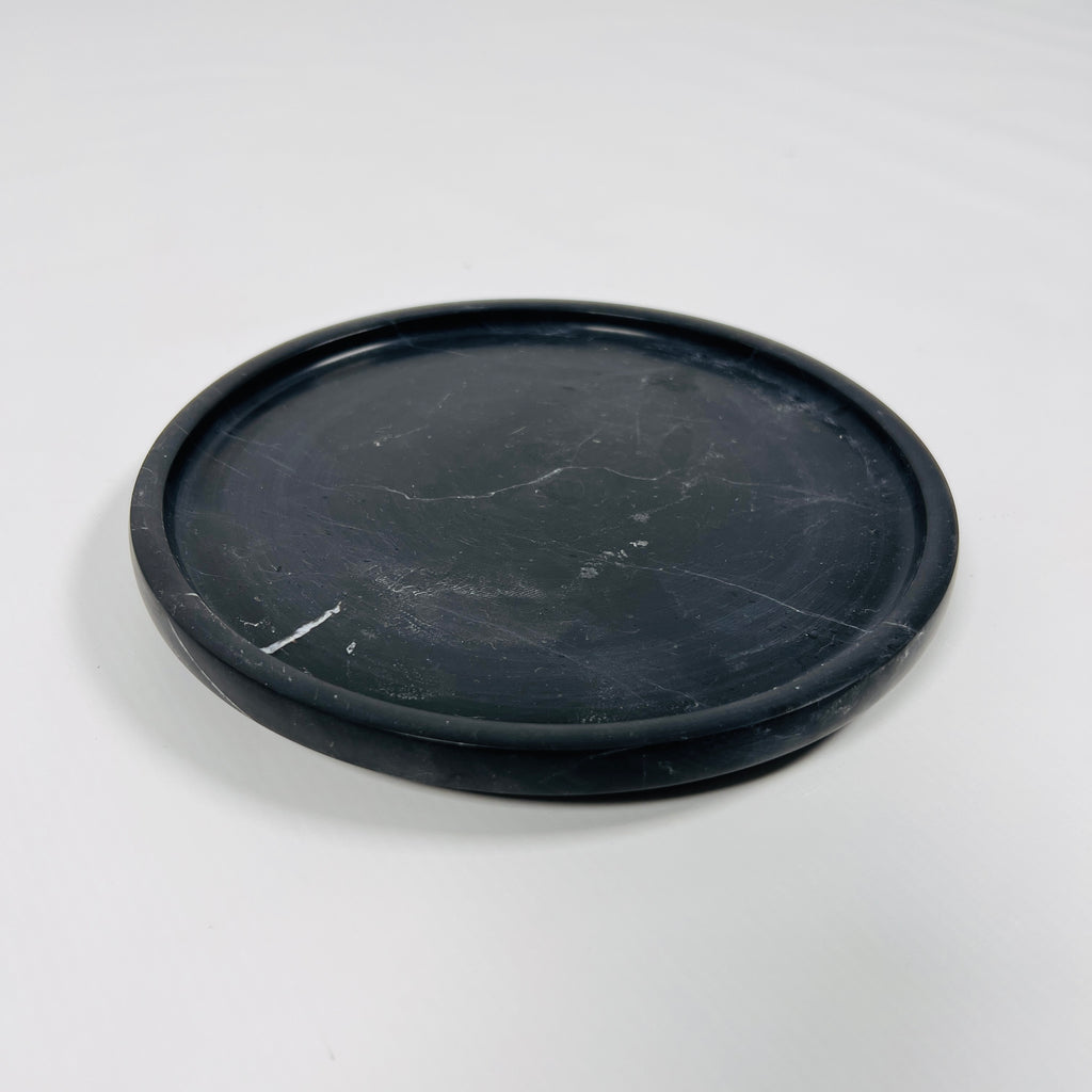 Black Taxila Marble Plate