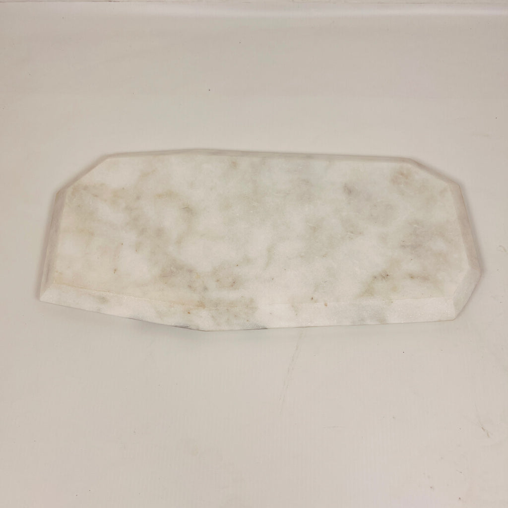 Irregular Marble Splotched Grey Tray