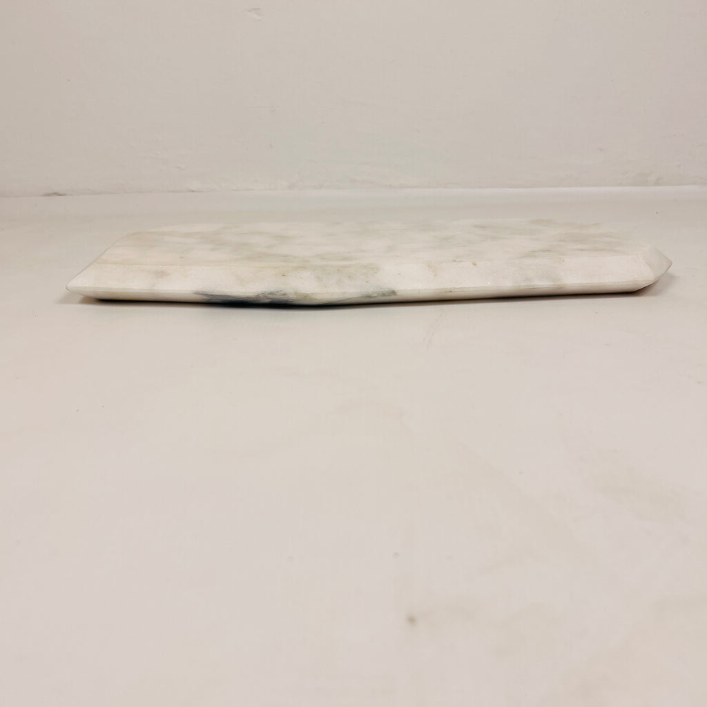 Irregular Marble Splotched Grey Tray