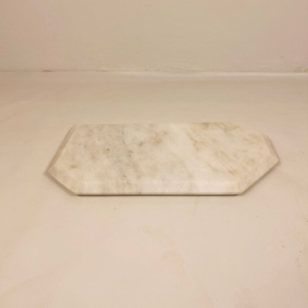 Irregular Marble Grazed Grey Tray