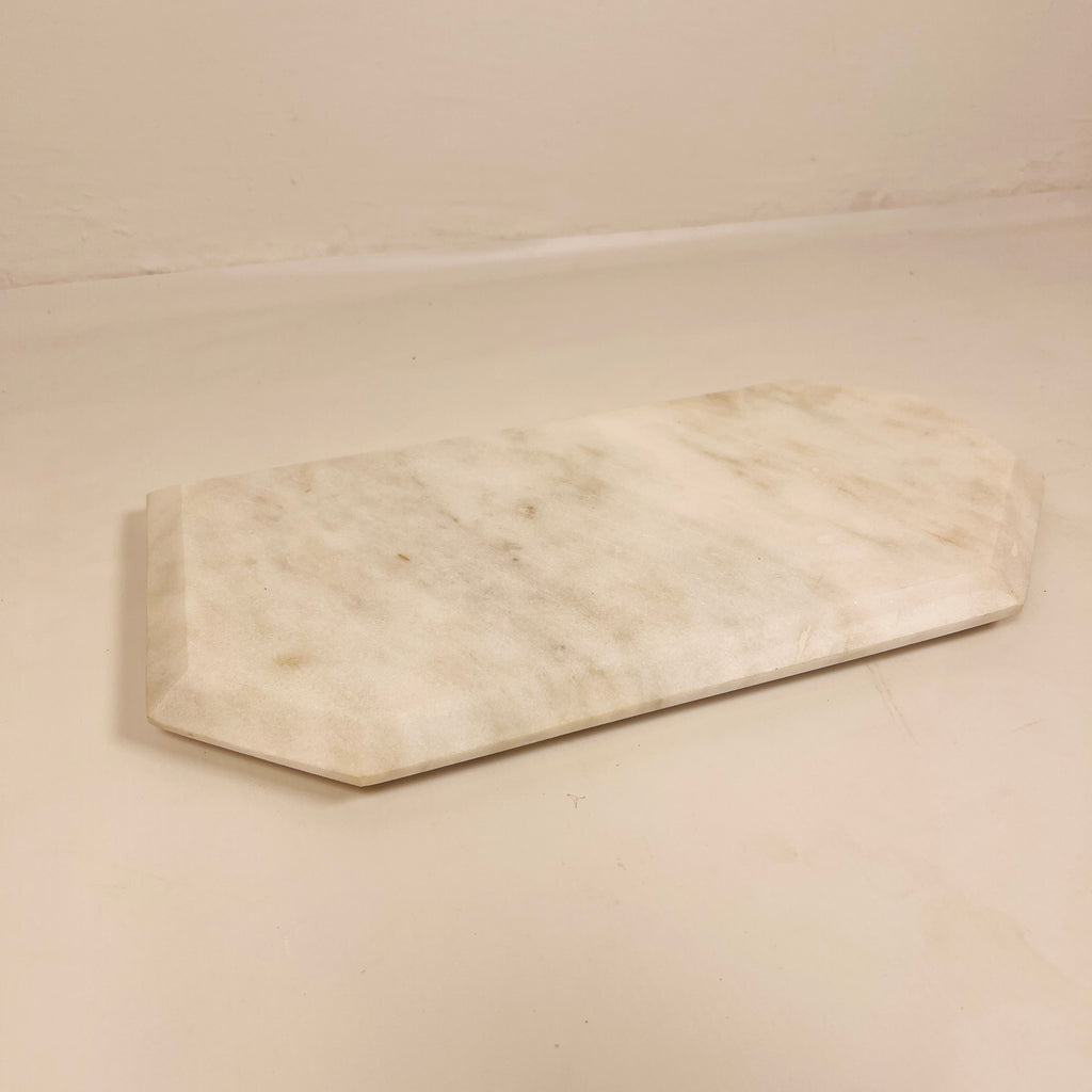 Irregular Marble Grazed Grey Tray