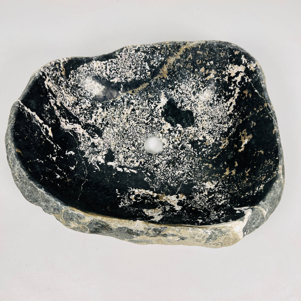 Vein Mosaic River Stone Sink