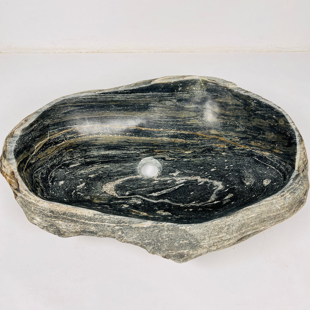 Textured Revolve River Stone Sink