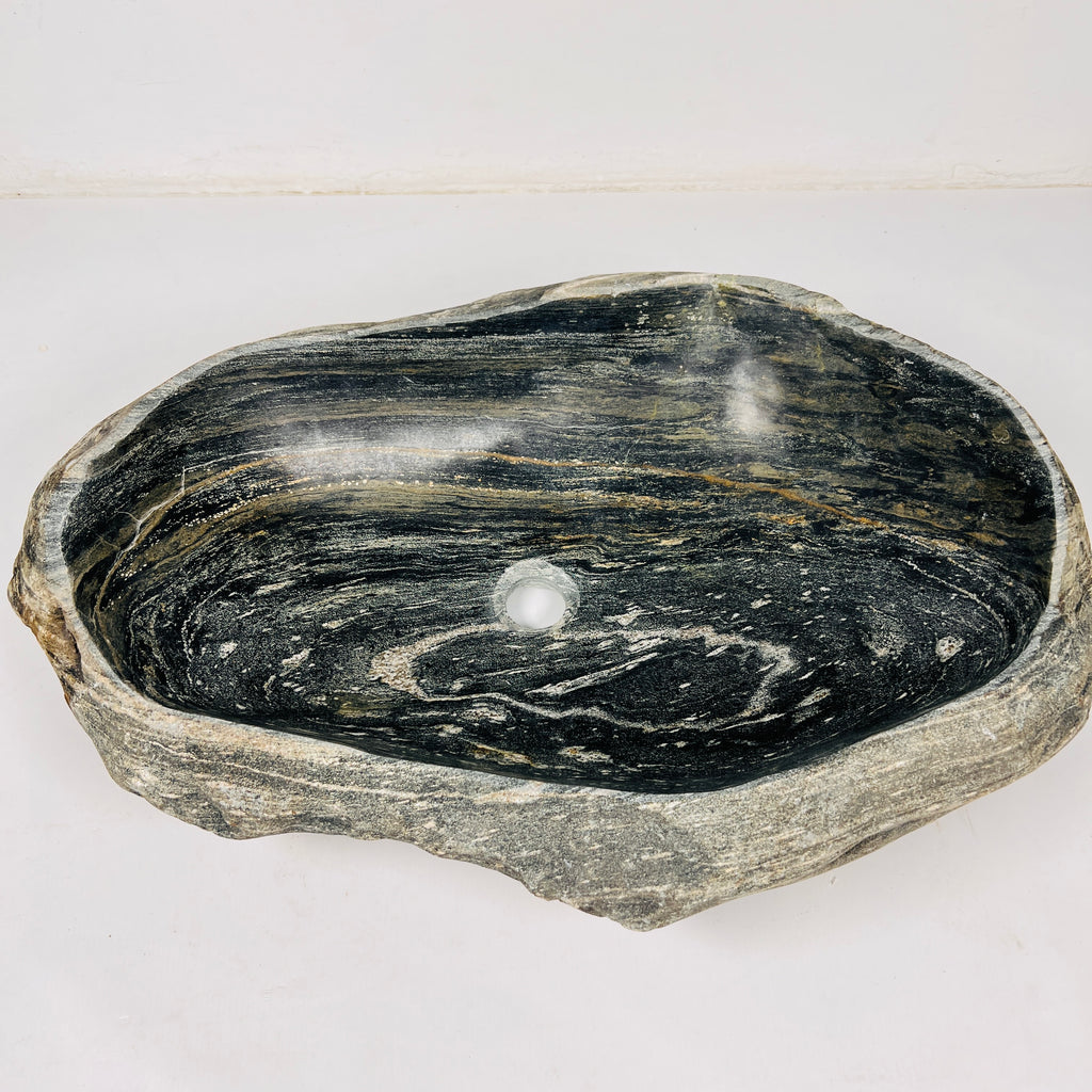 Textured Revolve River Stone Sink