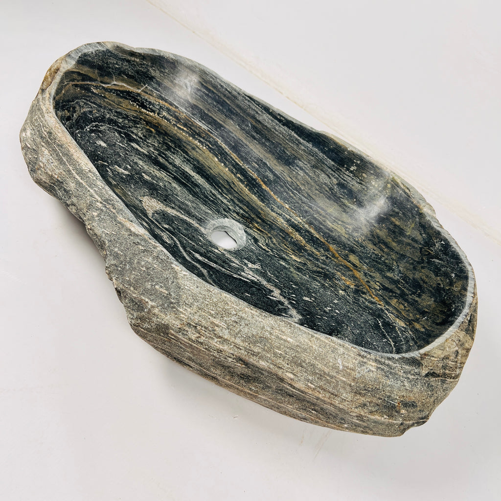 Textured Revolve River Stone Sink