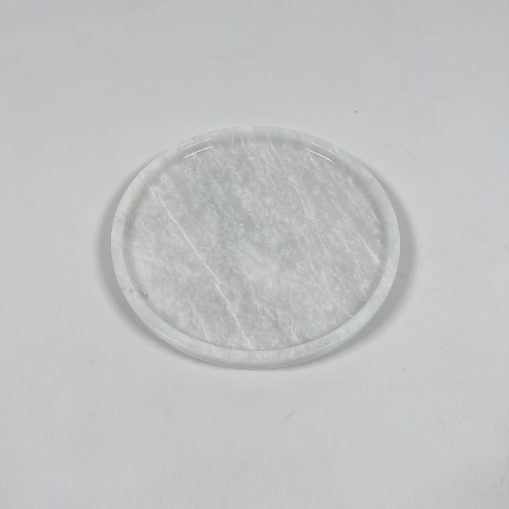 Light Grey Marble Plate