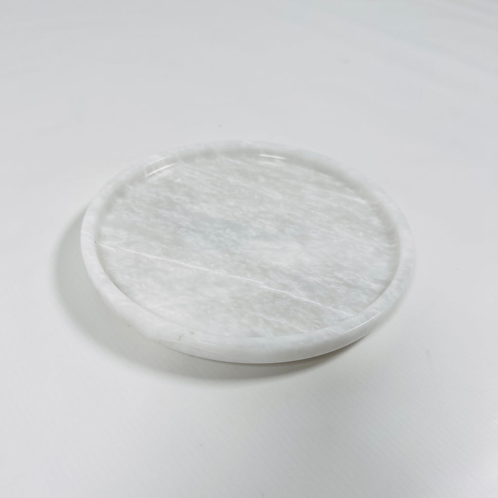 Light Grey Marble Plate