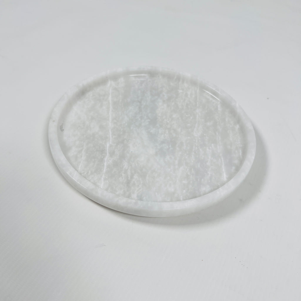 Light Grey Marble Plate