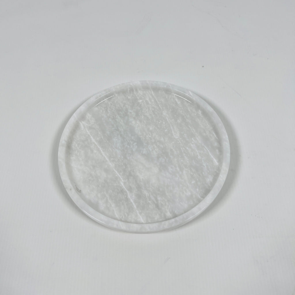 Light Grey Marble Plate