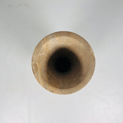 Pristine Vase - Travertine
