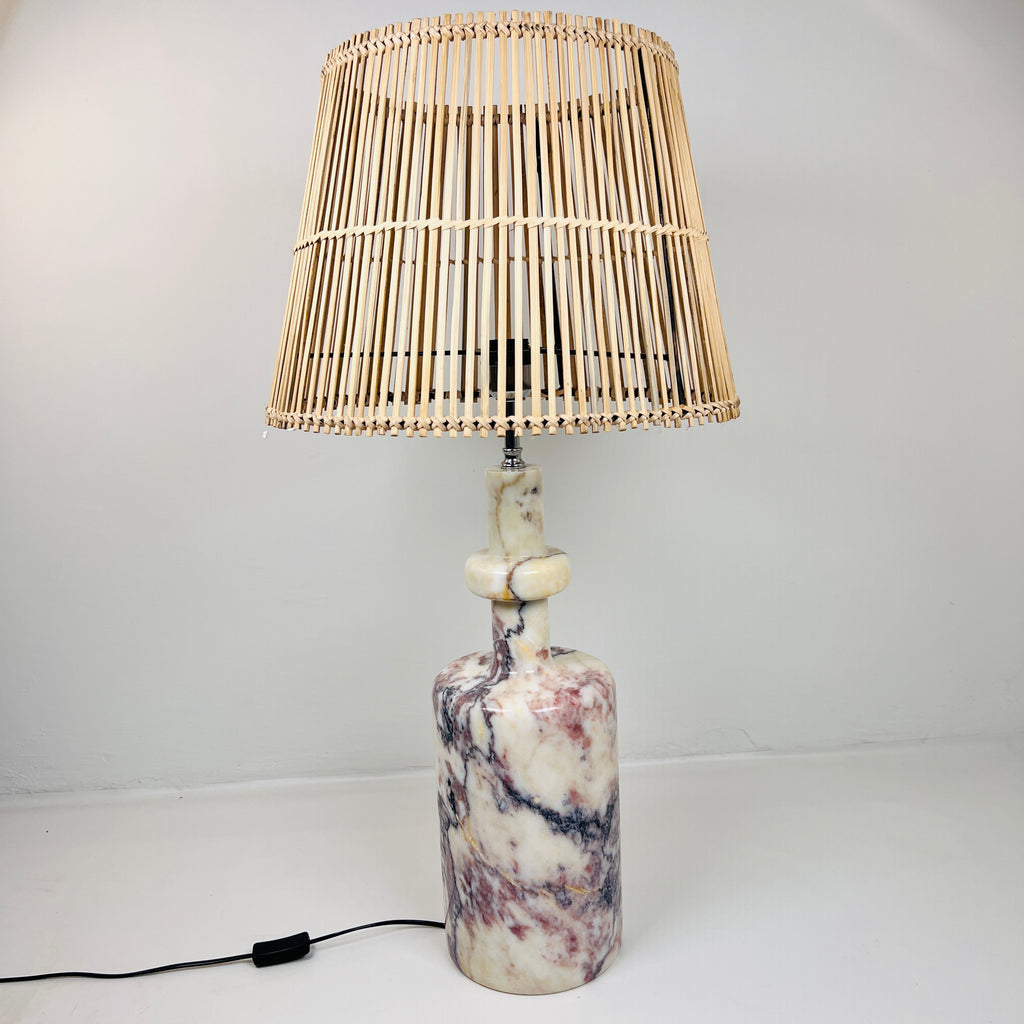 Bottle Bottom Abstract Splashed Table Lamp