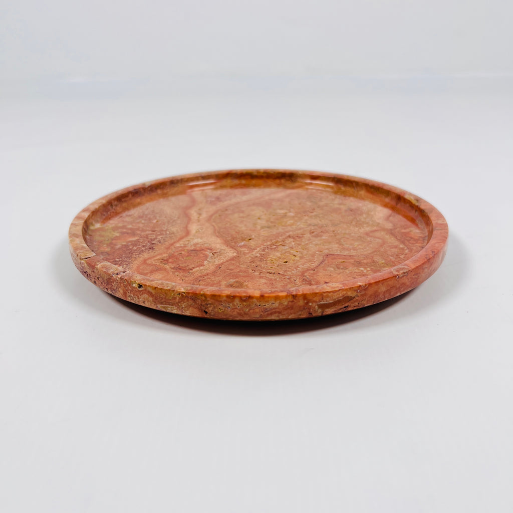 Scarlet Marble Plate