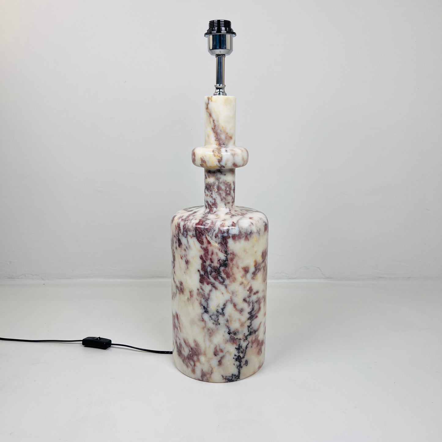 Bottleneck Table Lamp - Red & White