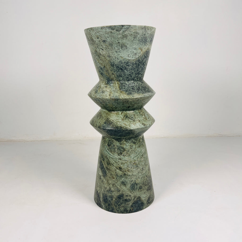 Jungle Green Ringed Vase