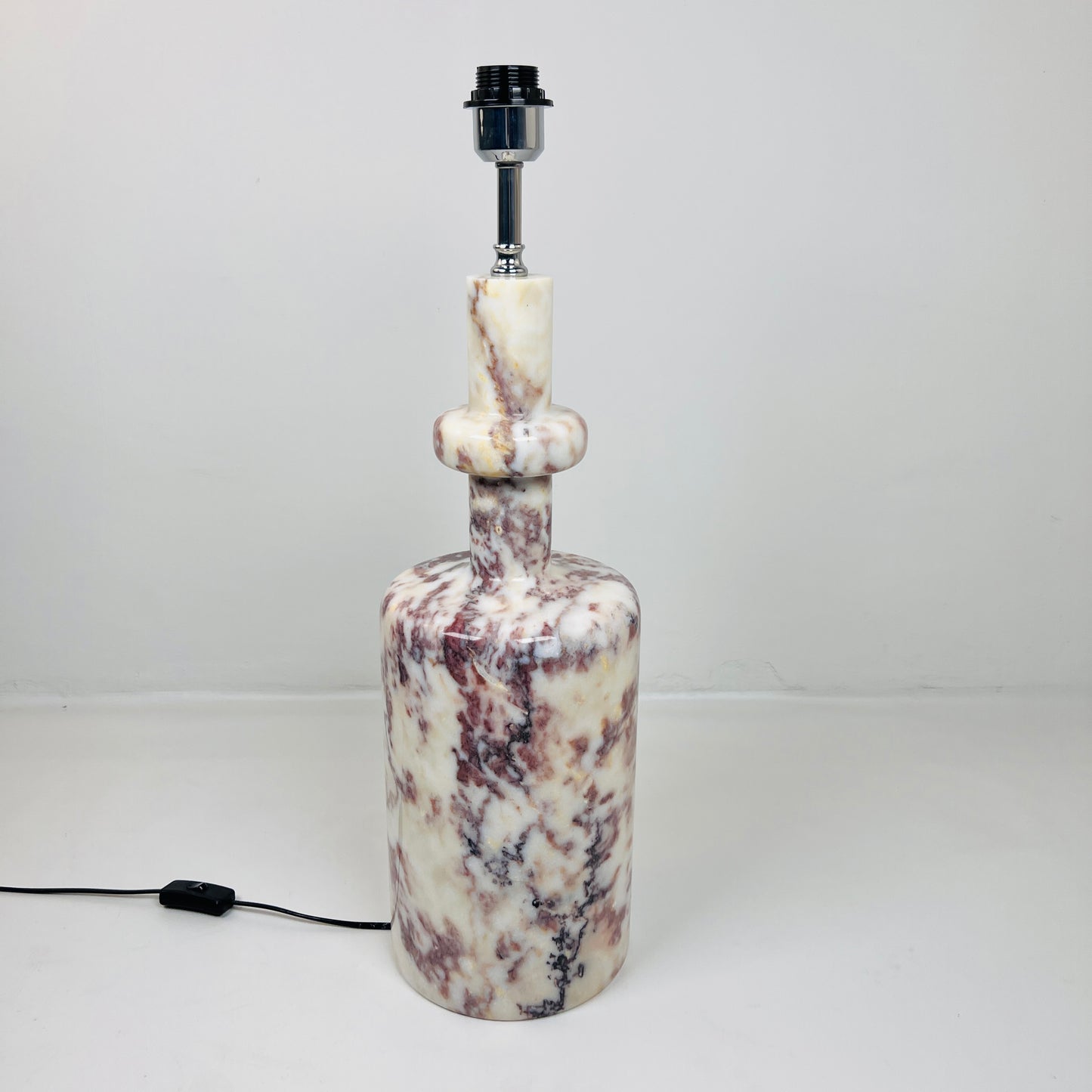 Bottleneck Table Lamp - Red & White