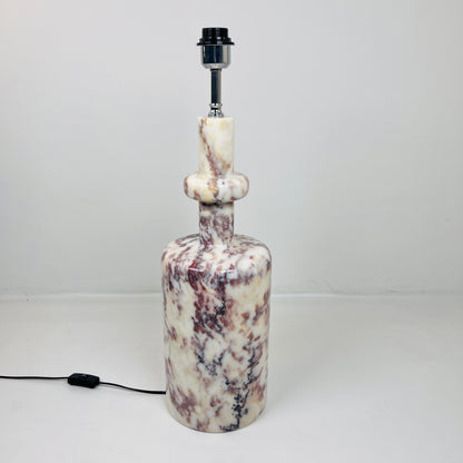 Bottleneck Table Lamp - Red & White