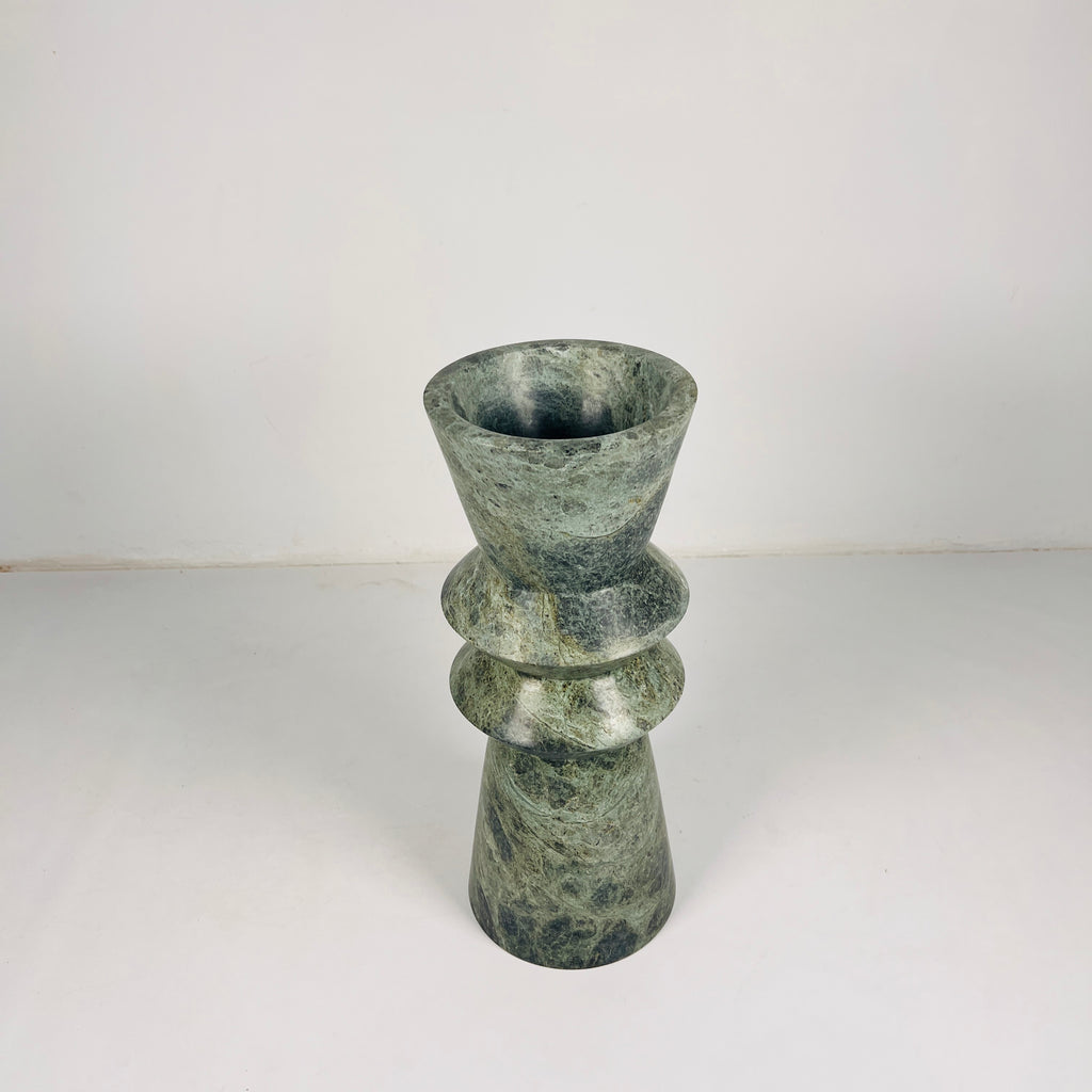 Jungle Green Ringed Vase