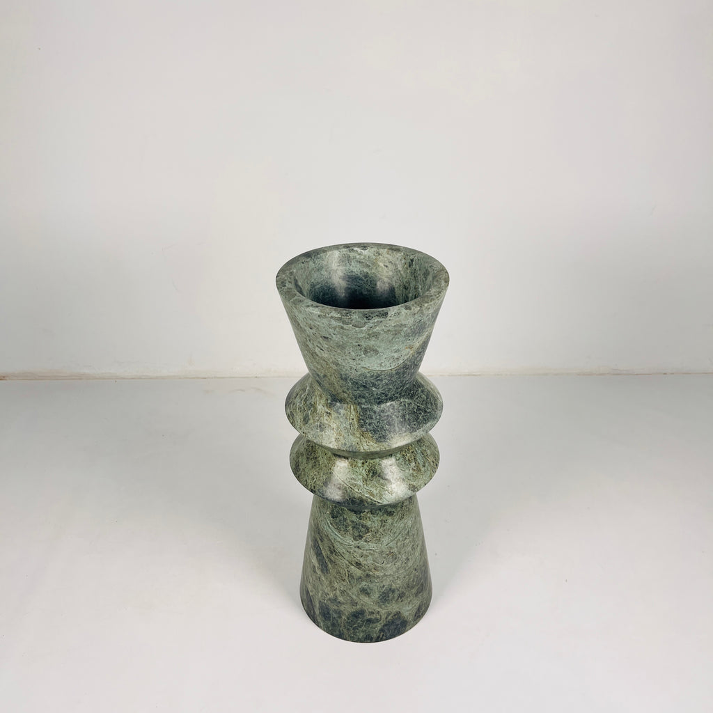 Jungle Green Ringed Vase