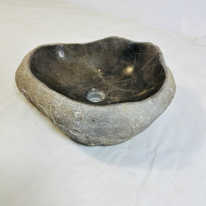 Umber Sink -  River Stone