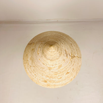 Cone-Head Table Lamp - Travertine