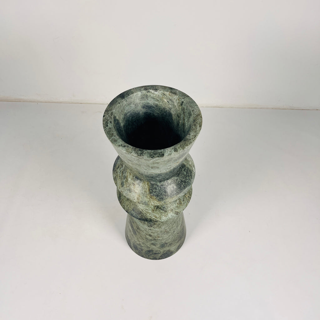 Jungle Green Ringed Vase