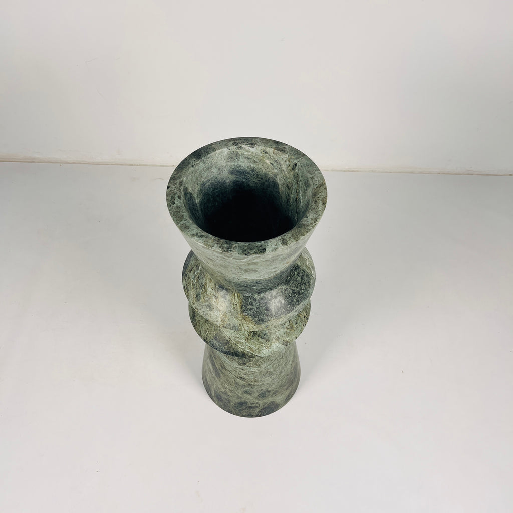 Jungle Green Ringed Vase