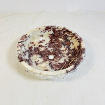Bowl Sink - Red & White