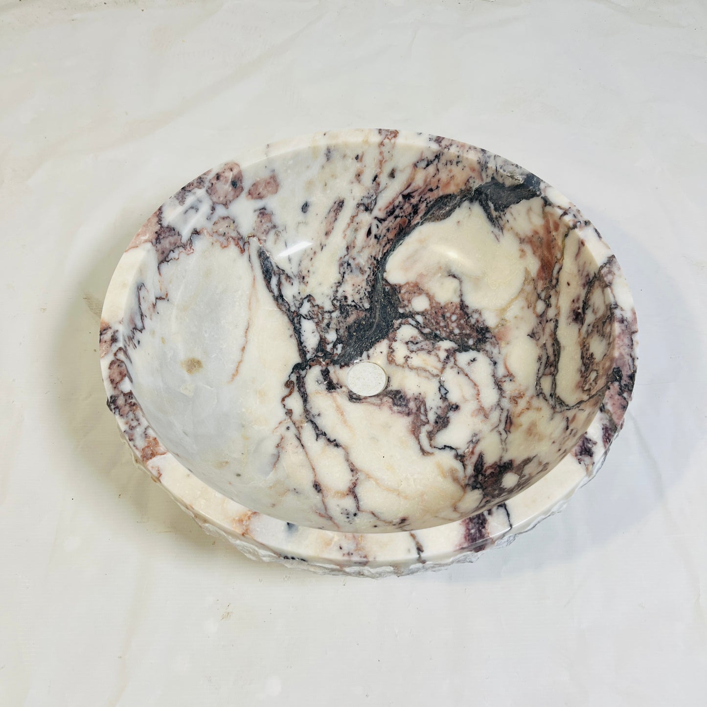 Bowl Sink - Red & White