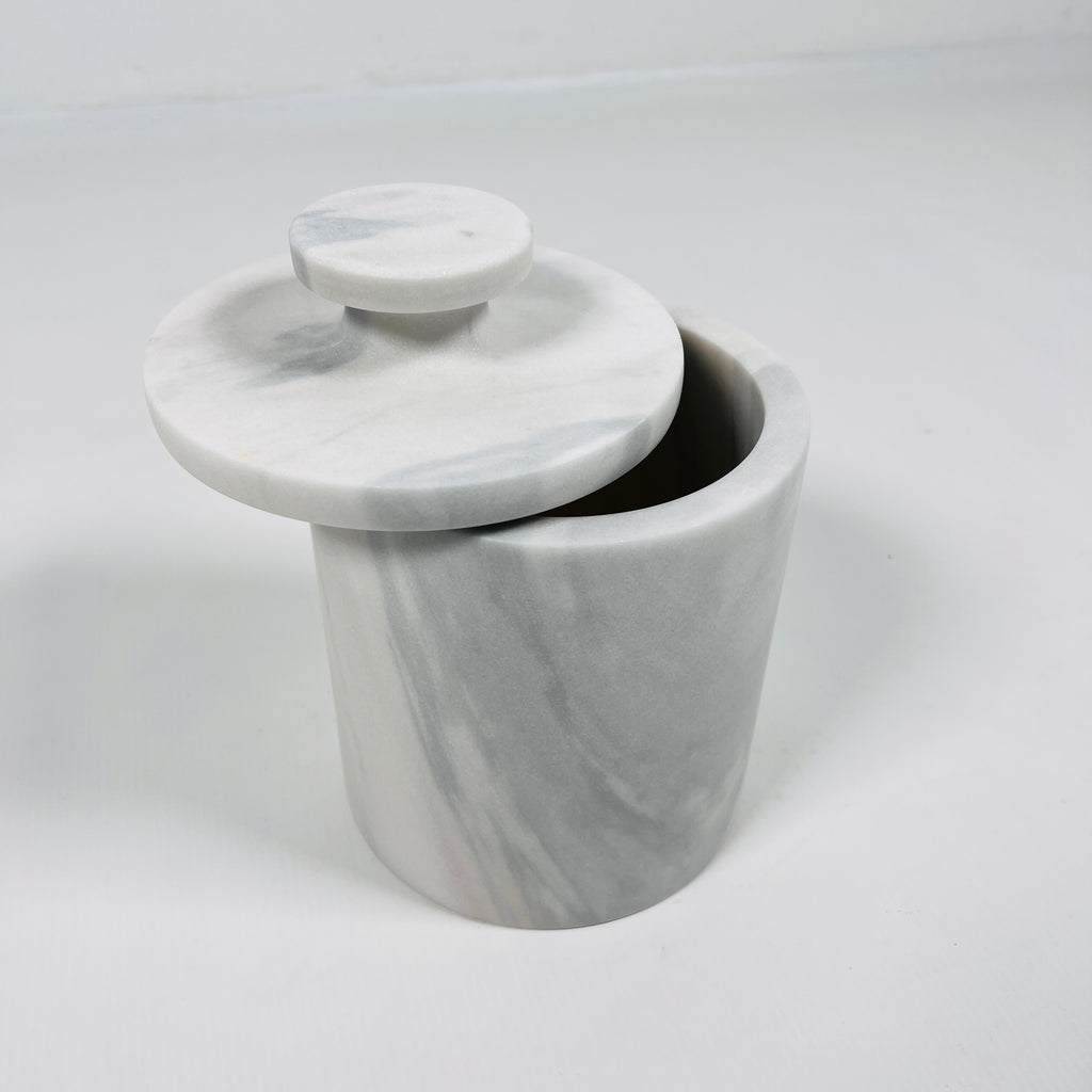 Grey Marble Jar