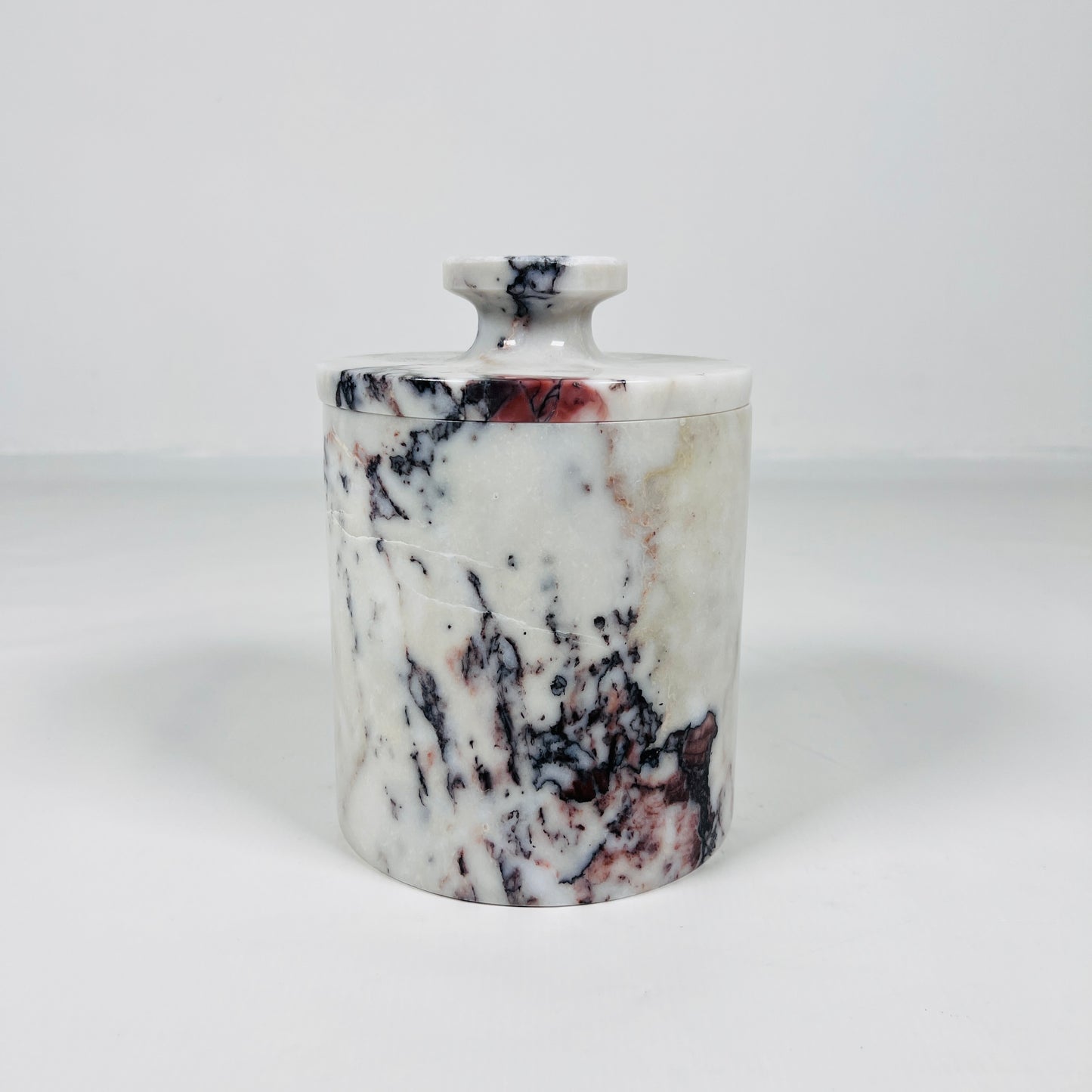 Monochrome Jar - Red & White
