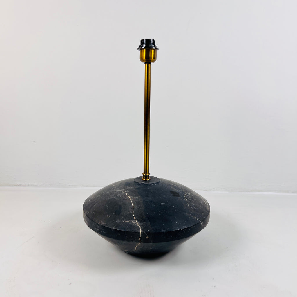 Black Golden Streaked Resort Table Lamp