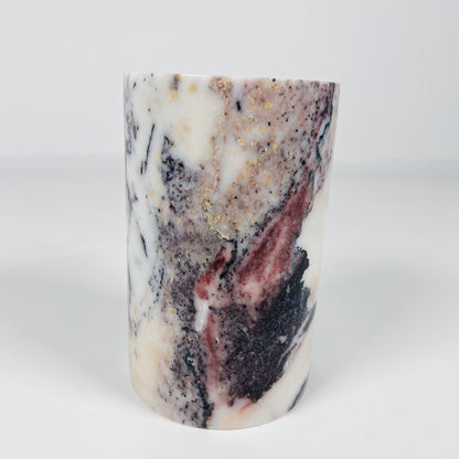 Marble Bottle Holder - -Red & White