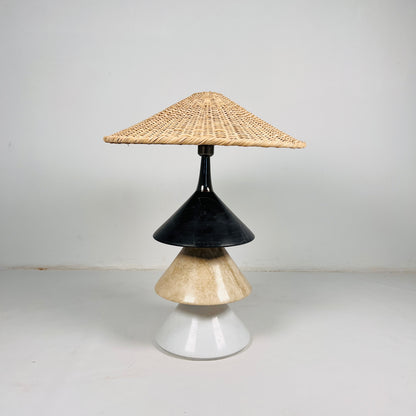 Tiered Cone Lamp