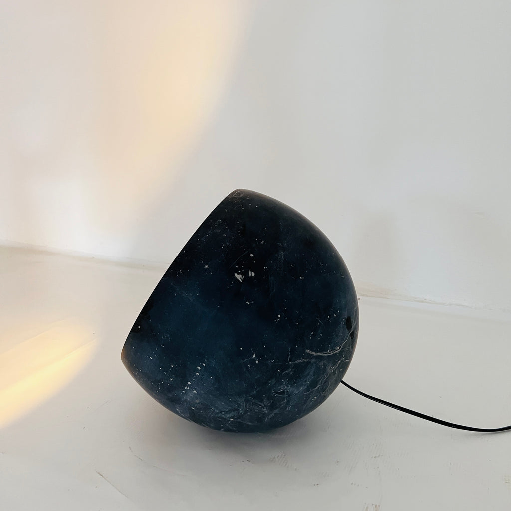 Semi Spherical Black Table Lamp