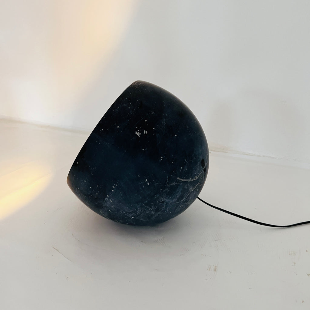 Semi Spherical Black Table Lamp