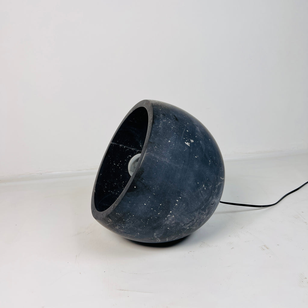 Semi Spherical Black Table Lamp