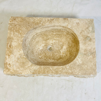 Sora Sink - Travertine