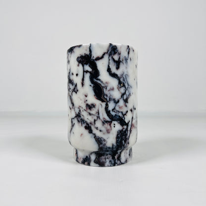 Marble Bottle Holder - Red & White