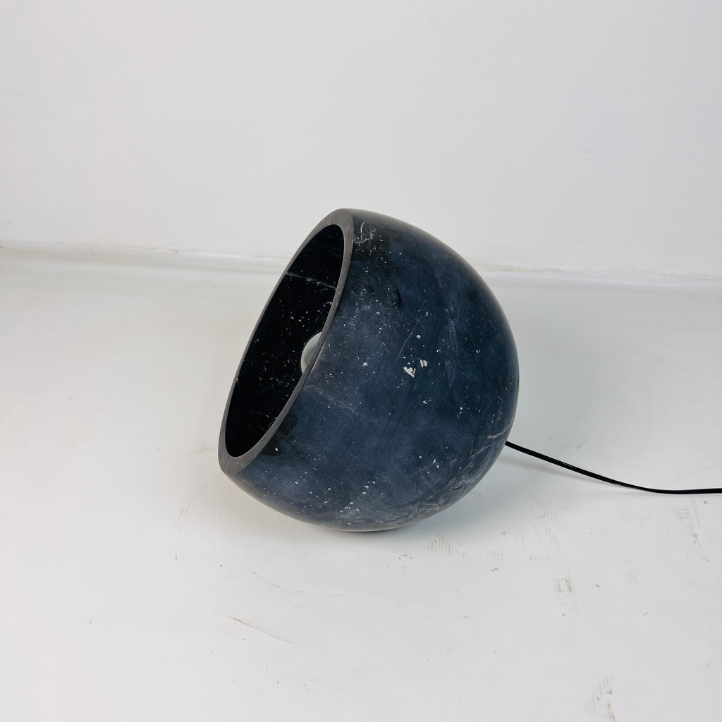 Semi Spherical Black Table Lamp